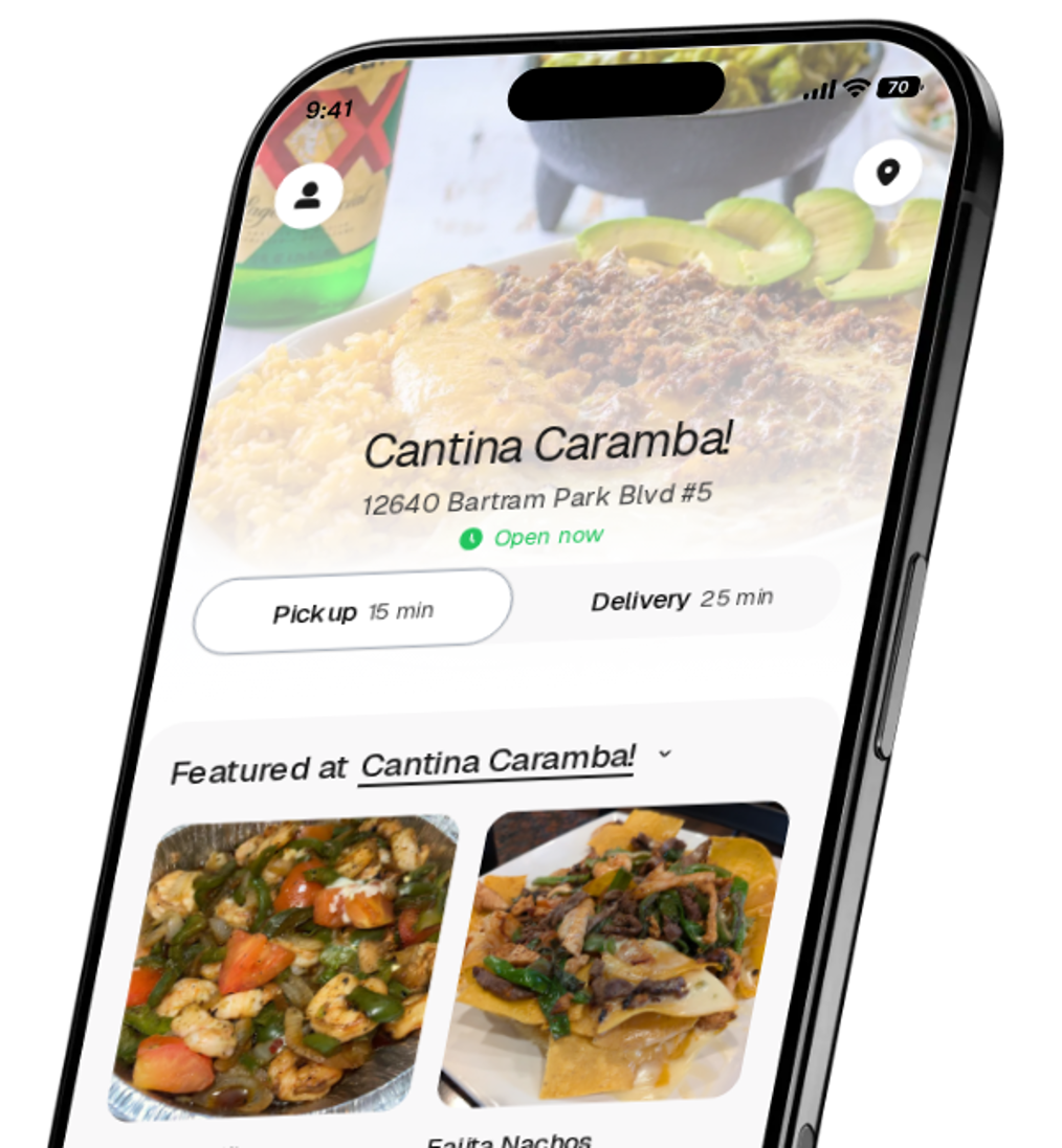 Cantina Caramba! app preview