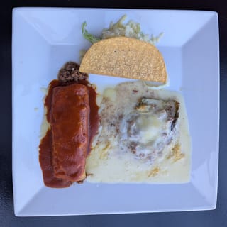 1 Enchilada, 1 Taco, and 1 Chile Relleno Combination