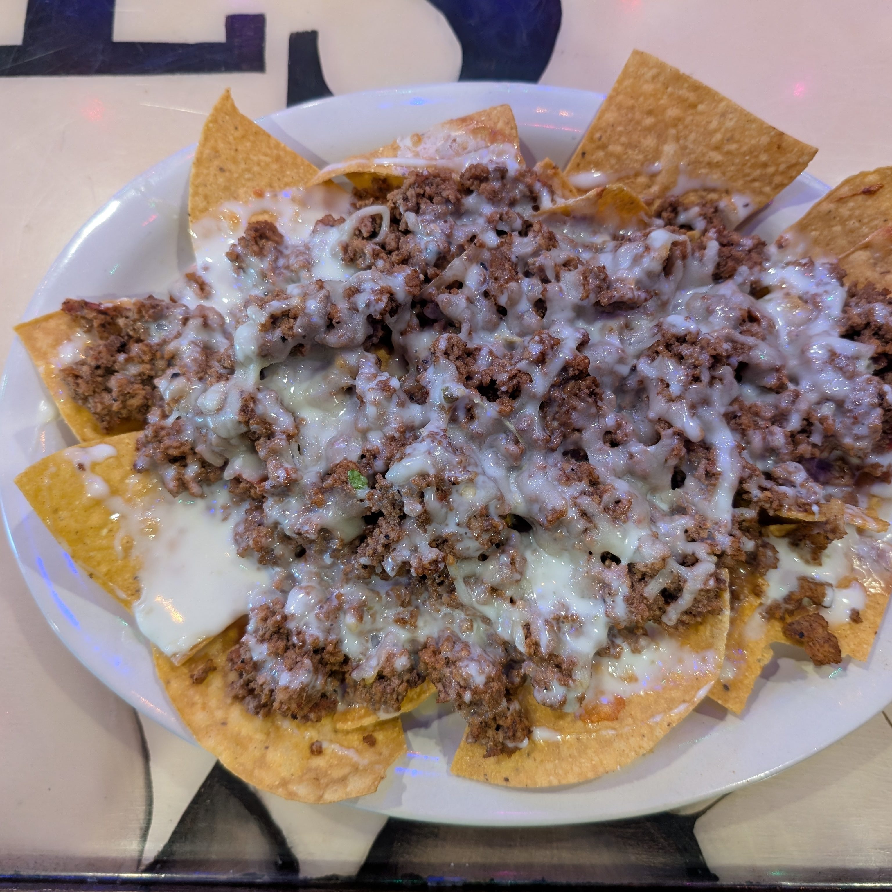 Nachos with Beef.