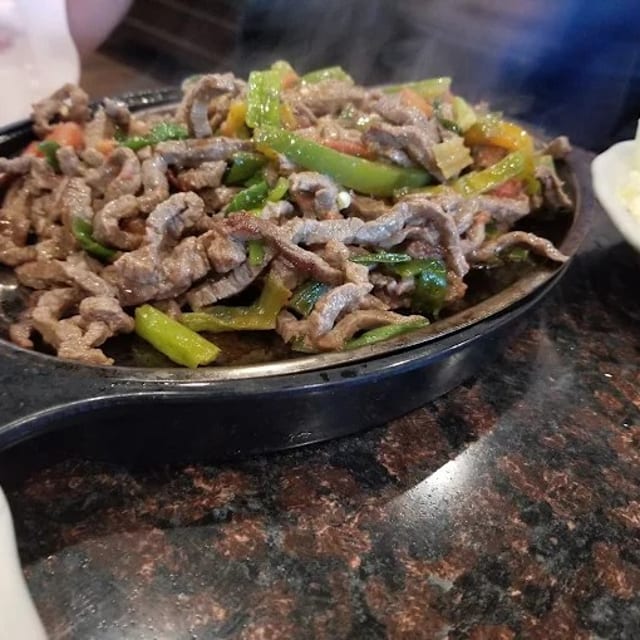 Sizzling Fajitas.