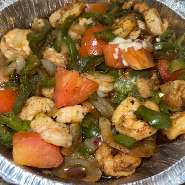 Shrimp Fajitas.